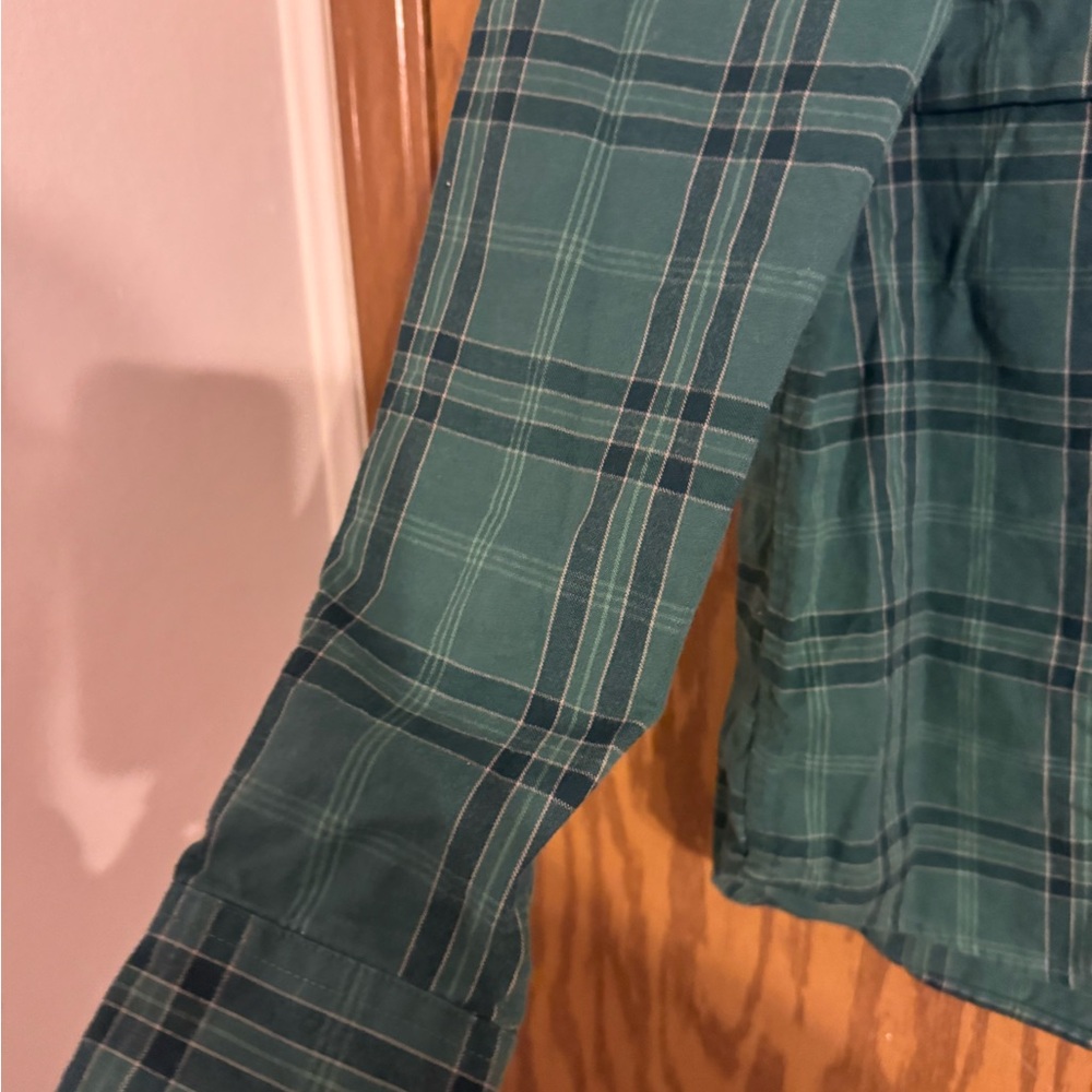Men's REI Cooperative Green Plaid Flannel Shirt. Size Small. For Your outdoor. - Picture 7 of 13